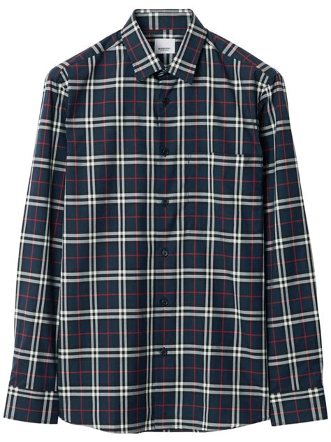 Burberry Simpson Checked Cotton Shirt 